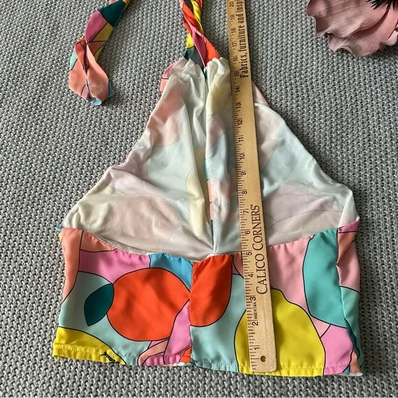 Bundle STAUD Kai Twist Halter Crop Top - Picture 3 of 6